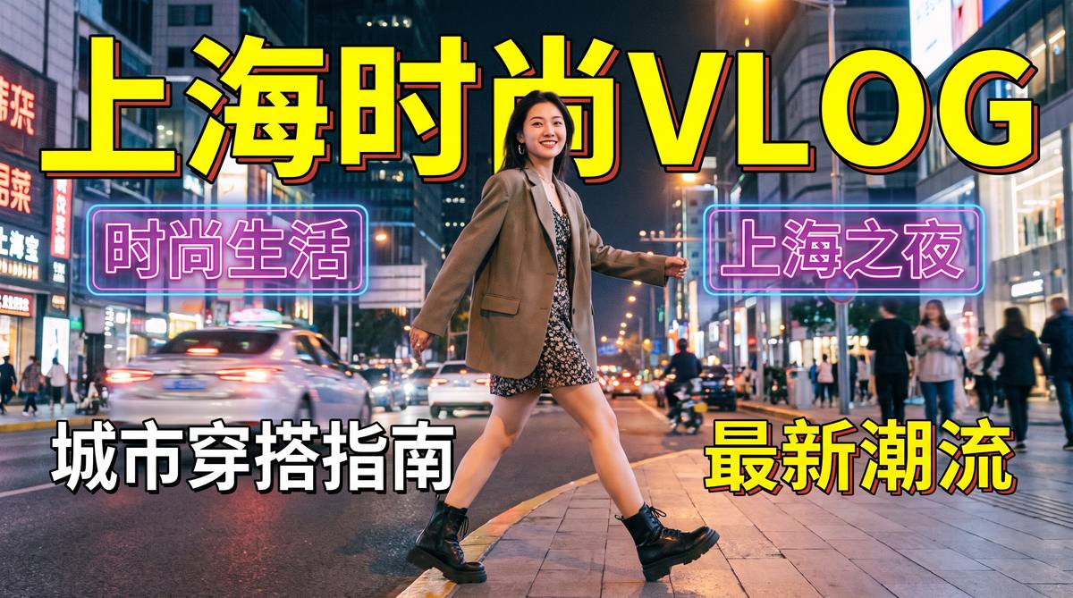 探花 探花时尚生活视频：上海街拍穿搭指南，最新潮流